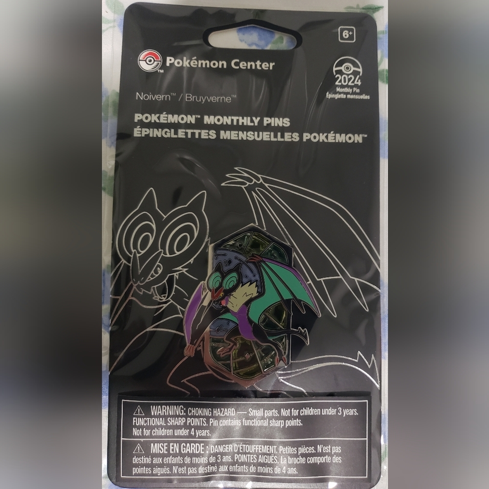 Noivern Pokémon Monthly Pins Dragon Types Pin 11 of 12 Pokemon Center Exclusive